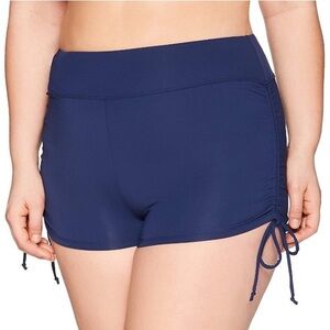 BEACH HOUSE | swim Blake boy shorts plus sz blue